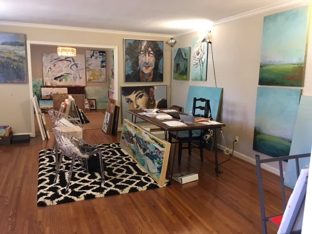 Why the creator of Art House Charlotte decided her home should be an art gallery - Katie Toussaint