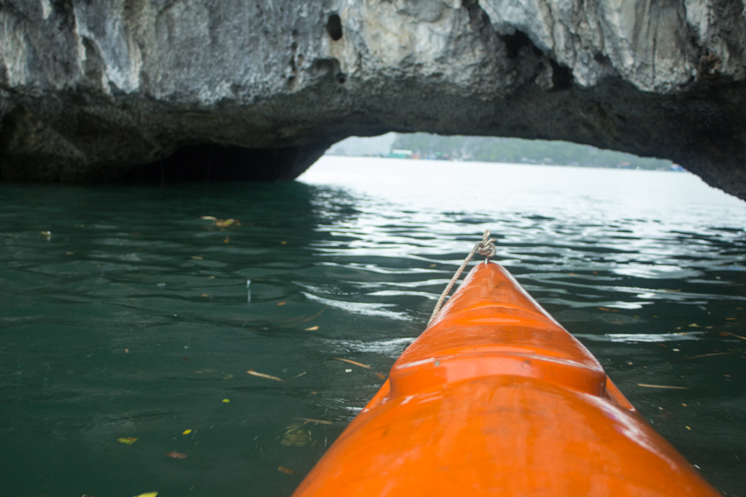 Where risking kayaking in the rain with my fancy camera felt worthwhile because of this photo. • Halong Bay, Vietnam •