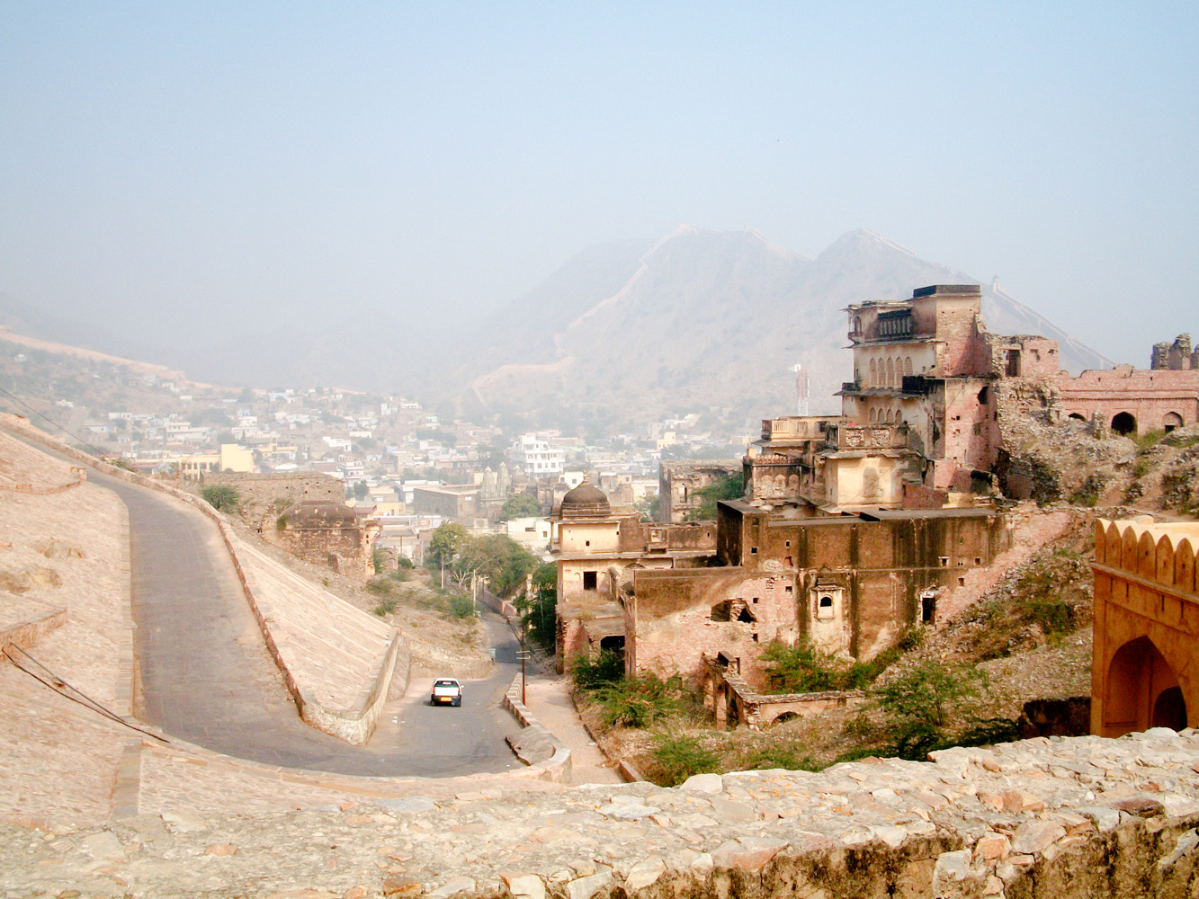 The first time I went to India my team went on holiday to Agra and Jaipur, the latter being a particular highlight. On this day we rode elephants up the fort walls. • Jaipur, India •
