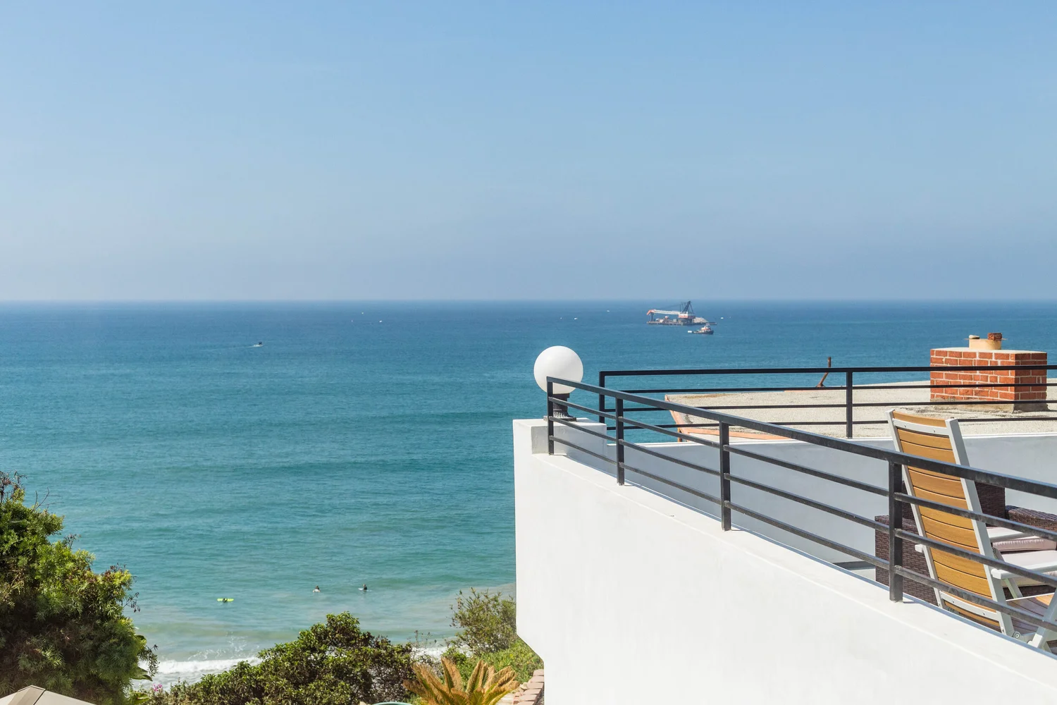 Shooting during the morning, though, this westerly view is much more saturated and clear. This will show better through windows, as well as looking great on scenic shots of the exterior!