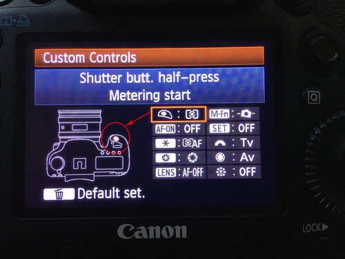 As you scroll through this screen, you can see which button is selected. The corresponding button will be highlighted on the diagram to the left!