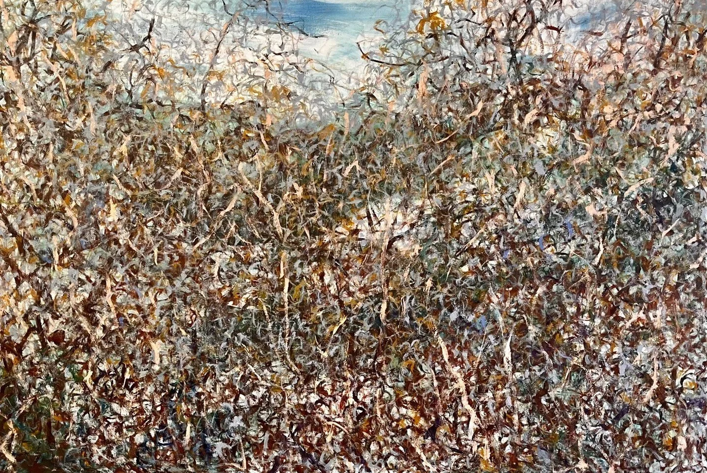  60” x 90”                                                                                                                                                              Oil on canvas                                                                     