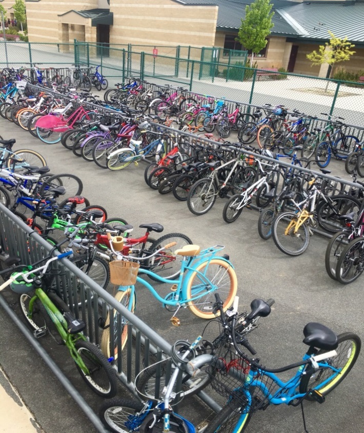 There has been a positive trend in number of people choosing active transportation. Photo courtesy of Washoe County Health District.
