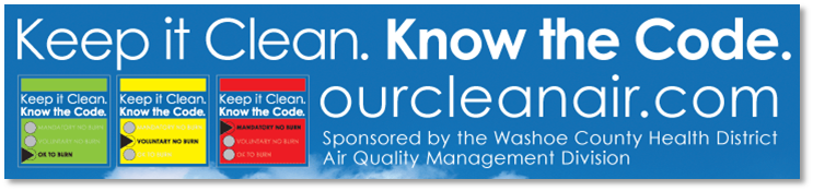 Know the Code is used from November through February to inform the public daily when it is alright to burn and when it is not by using color coded icons.