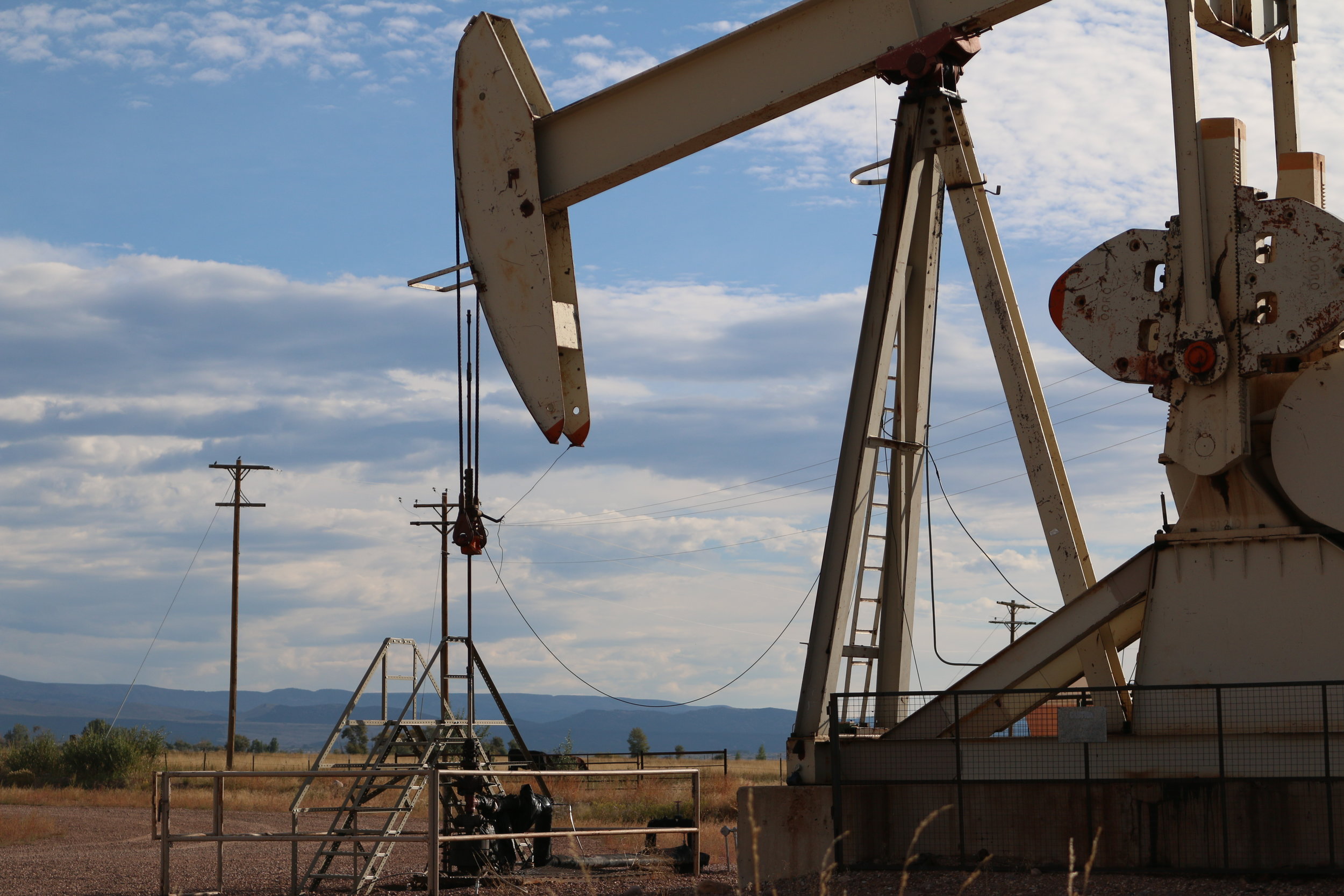 Oil development. Photo courtesy of Kyle Slaughter and Paul Moberly.
