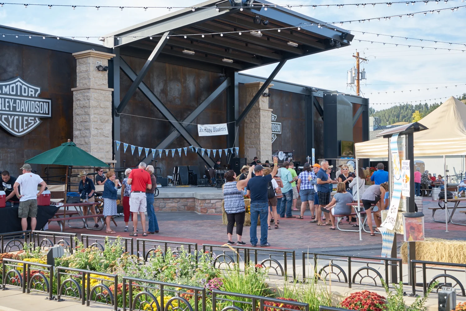 Harley-Davidson Rally Point in Downtown Sturgis, South Dakota
