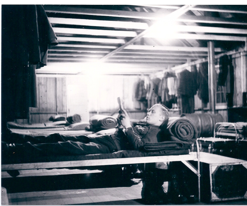 FREE TIME IN BUREAU OF RECLAMATION CAMP 57, BALLENTINE, MONTANA. PHOTO COURTESY OF U.S. BUREAU OF RECLAMATION.