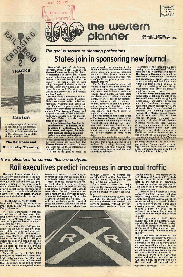 1980 - Issue 1 (Click to see in larger format)