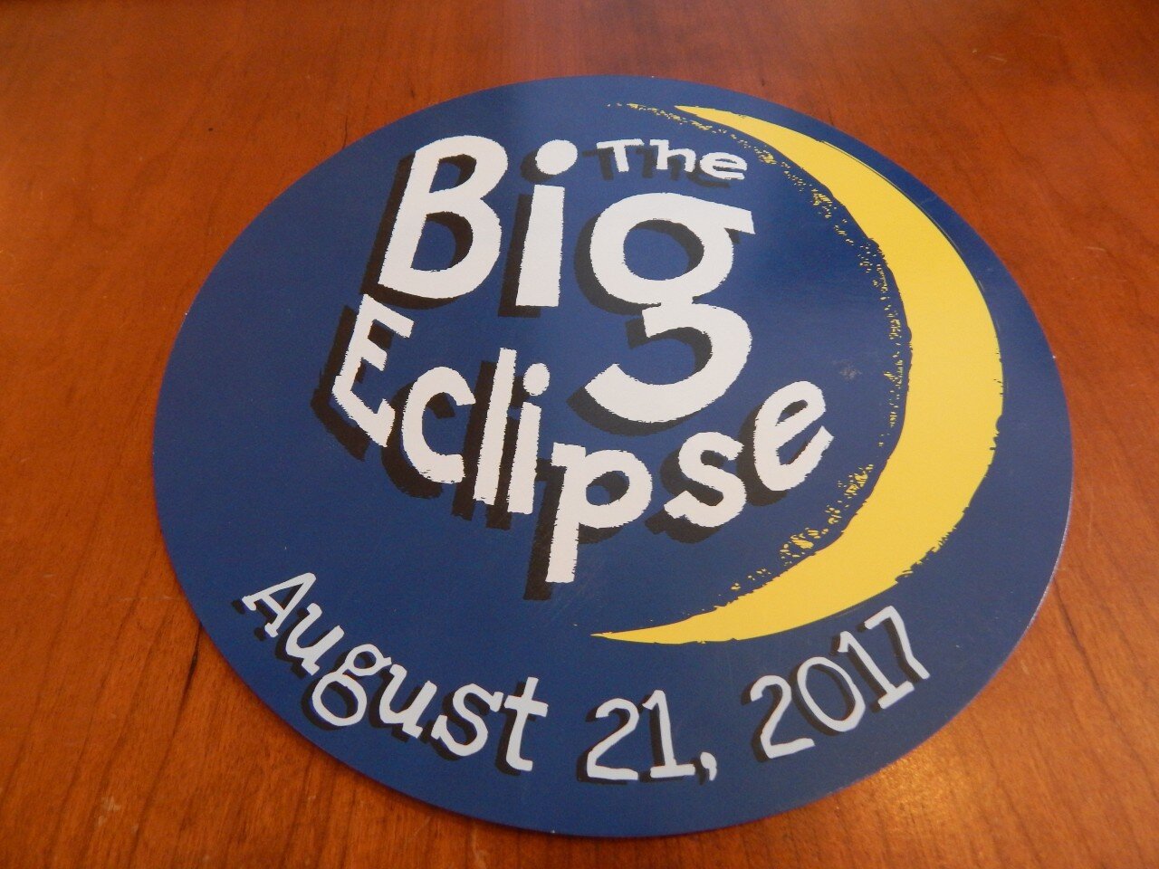  Eclipse poster at Thomas Condon Paleontology Center, photo by Dee Caputo 