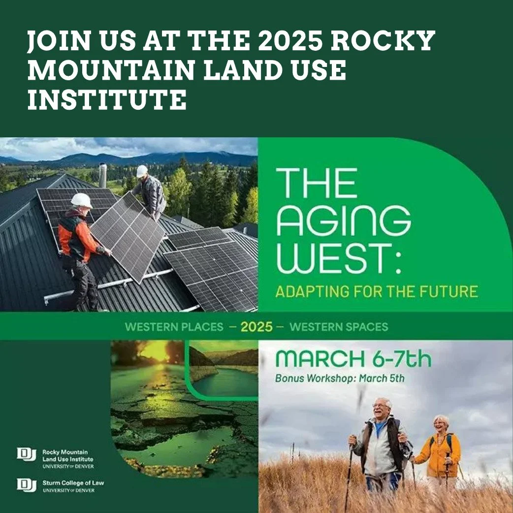 Rocky Mountain Land Use Institute - Western Places, Western Spaces