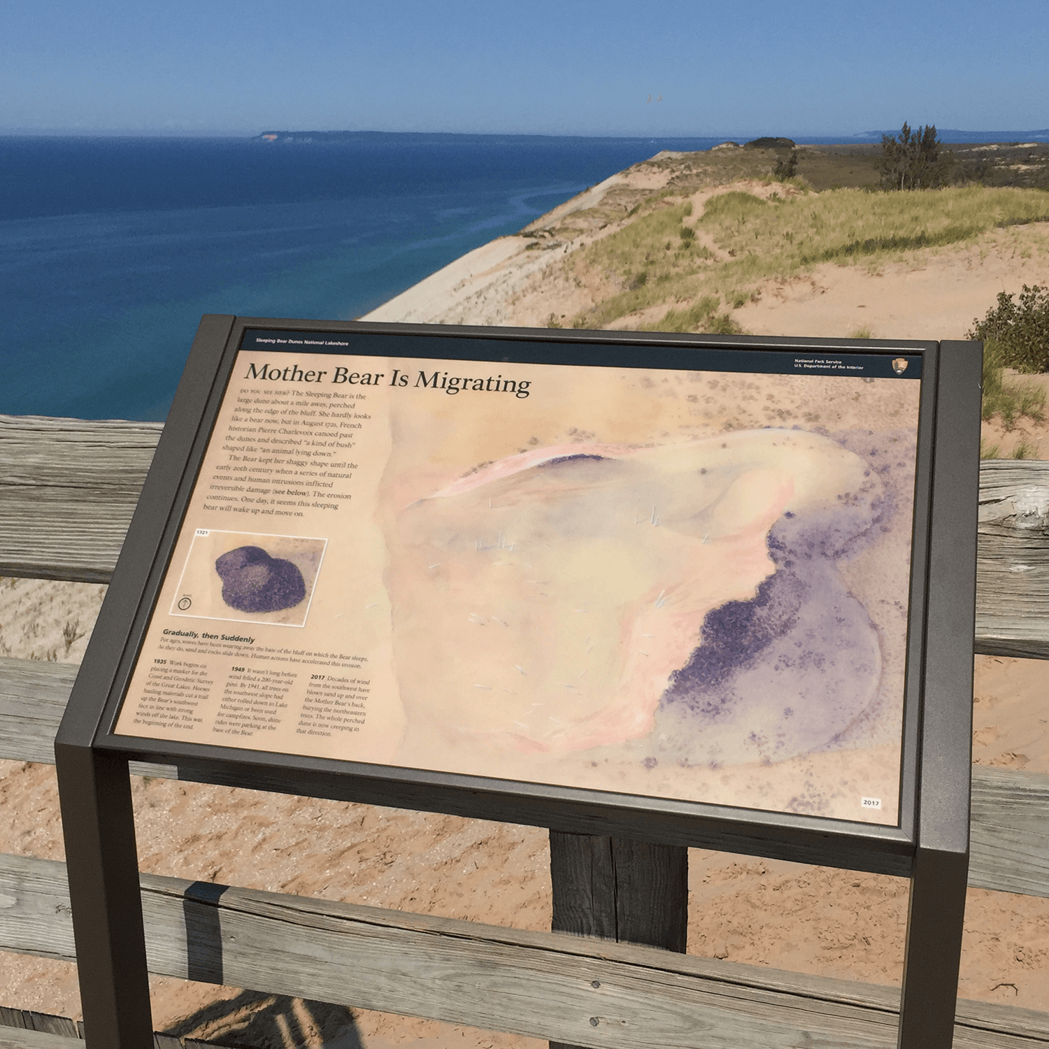 Wayside #10: Lake Michigan Overlook