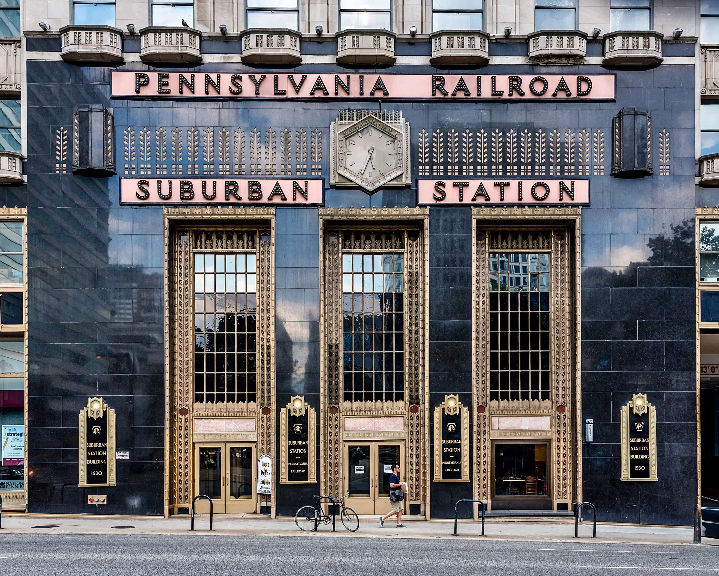 Art Deco Entrance to Suburban Station -Philadelphia