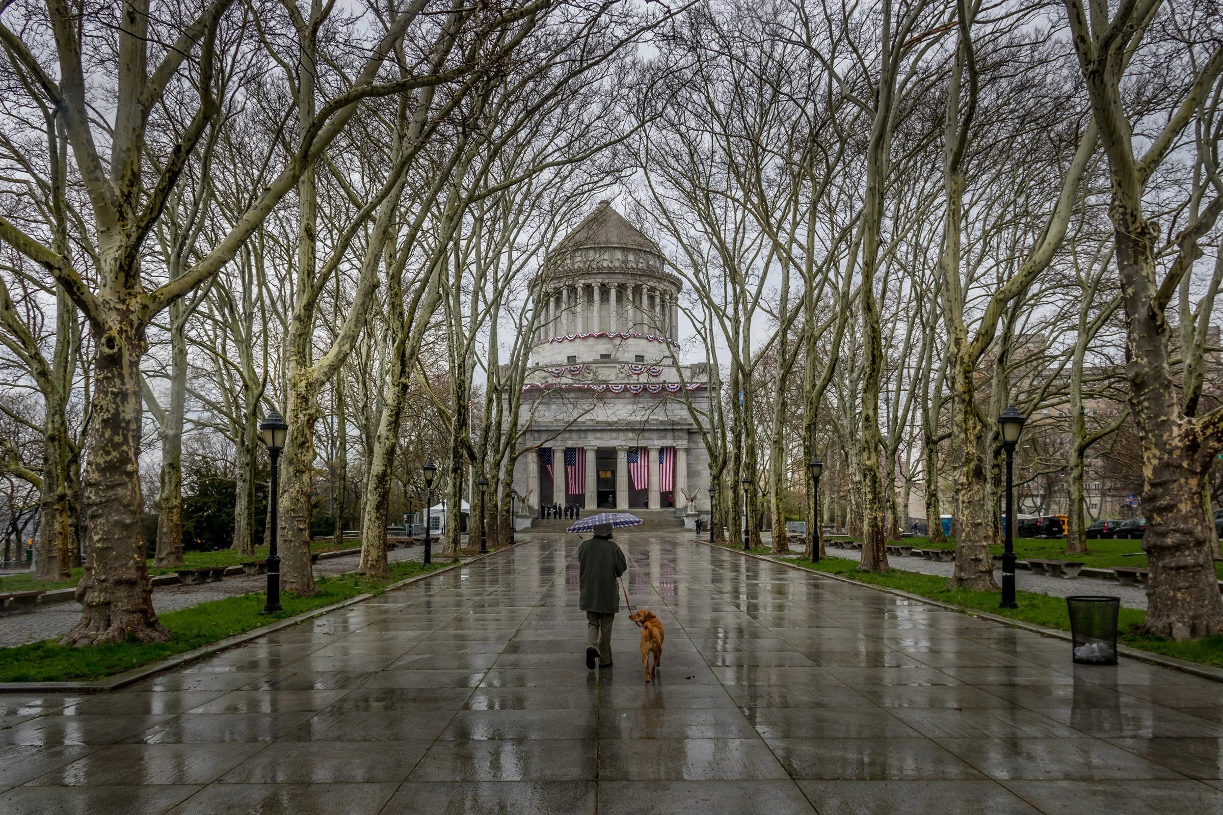 Grant's Tomb, Rainy Day - Manhattan