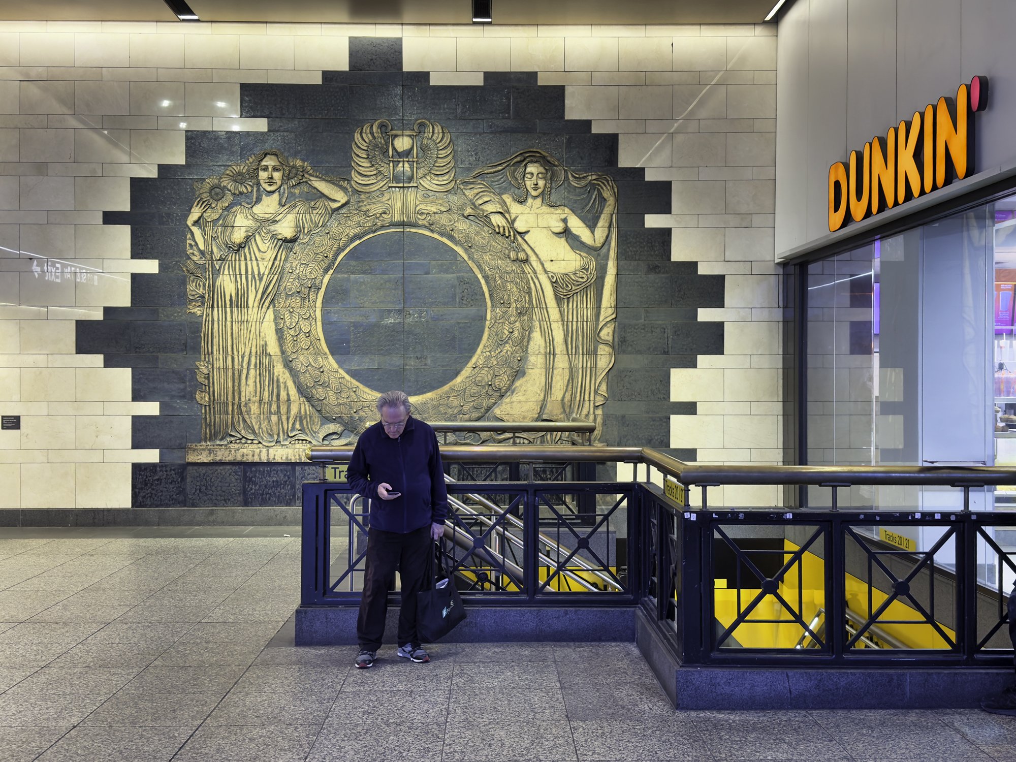 "Day and Night" Mosaic in Penn Station - New York Cit