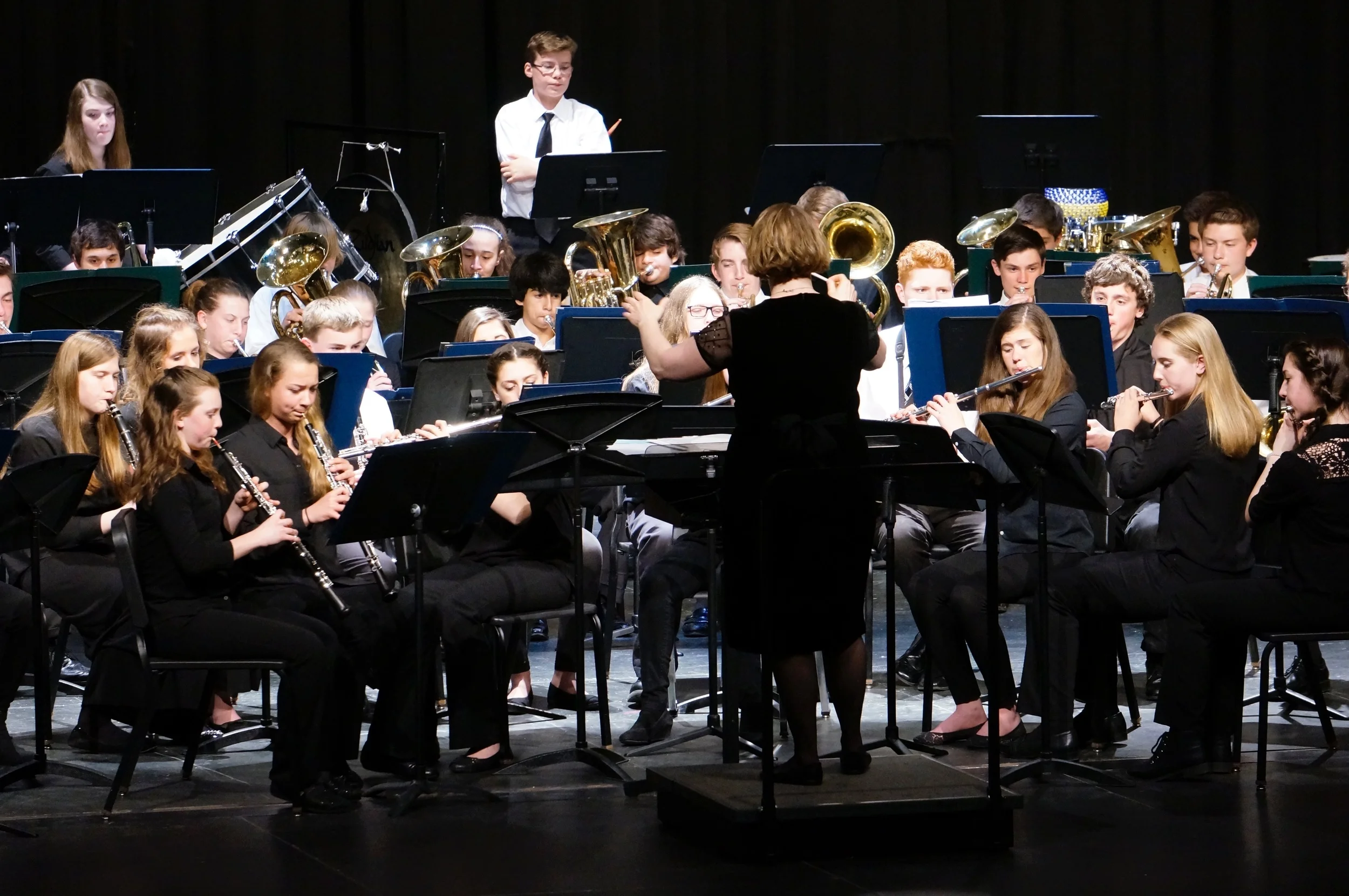 Concert Band with Director Teresa Catania and Kevin Erickson