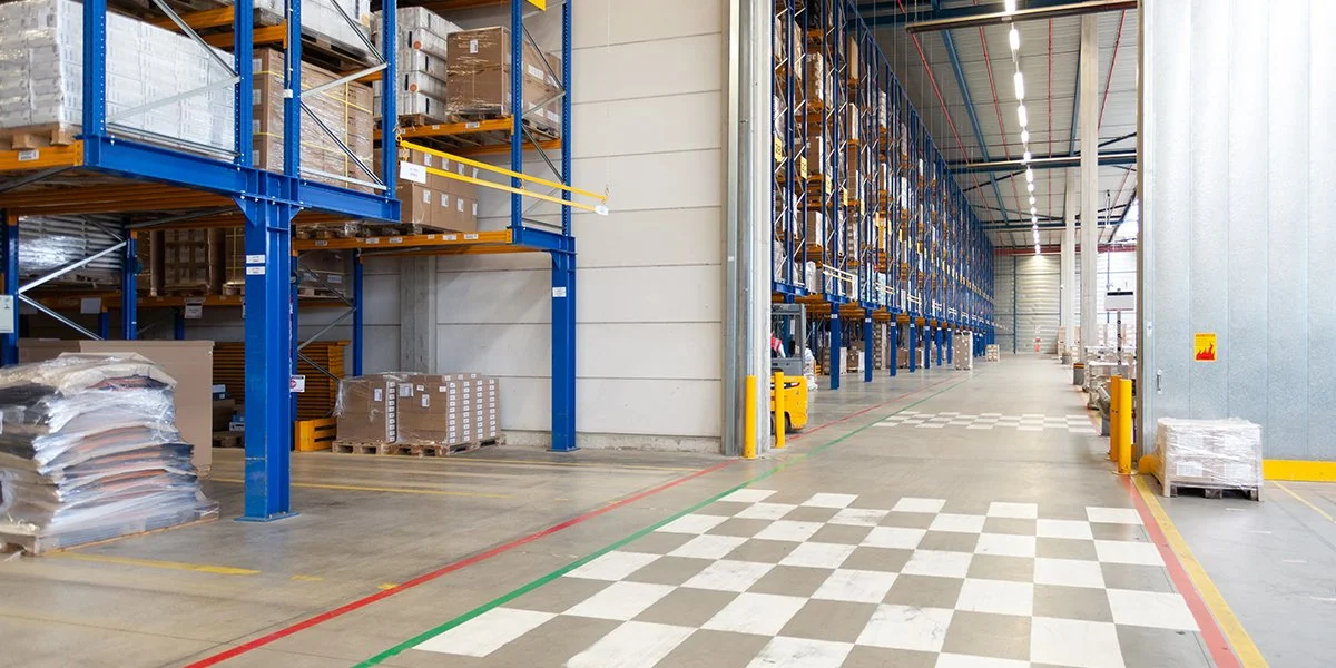 Interior Line Painting for Warehouse Safety and Efficiency