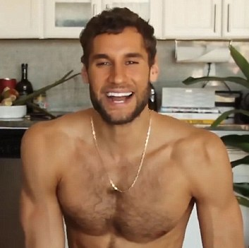 Meet the (almost) Naked Chef who is wowing millions online with his racy recipes