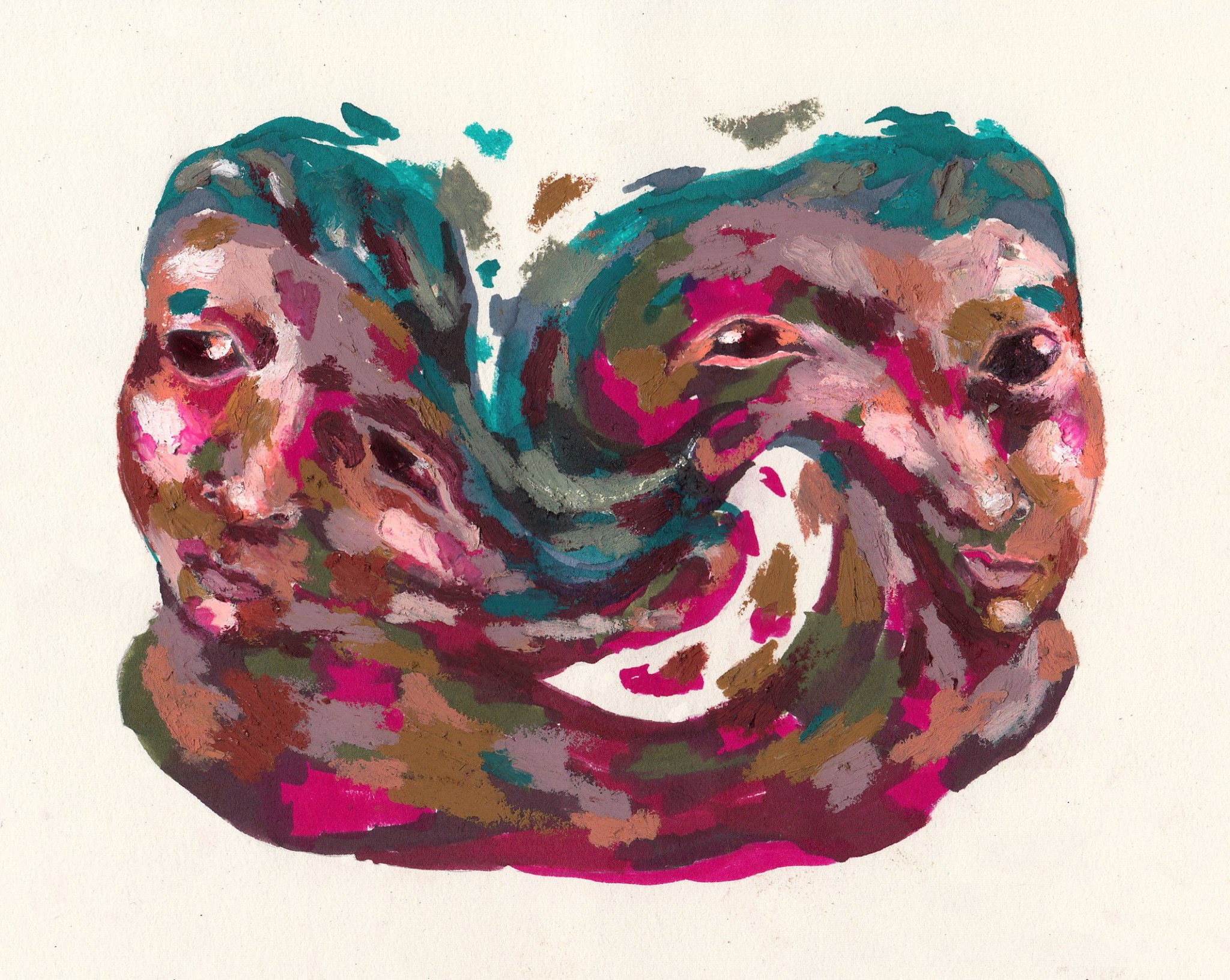 Illustration for Sabitfikir Magazine's article about Neil Jordan's book, Mistaken, 2014