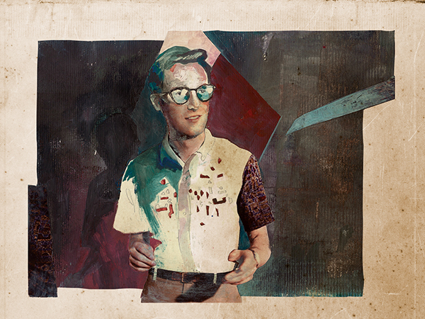  Illustration of Nick Waterhouse for Bantmag 