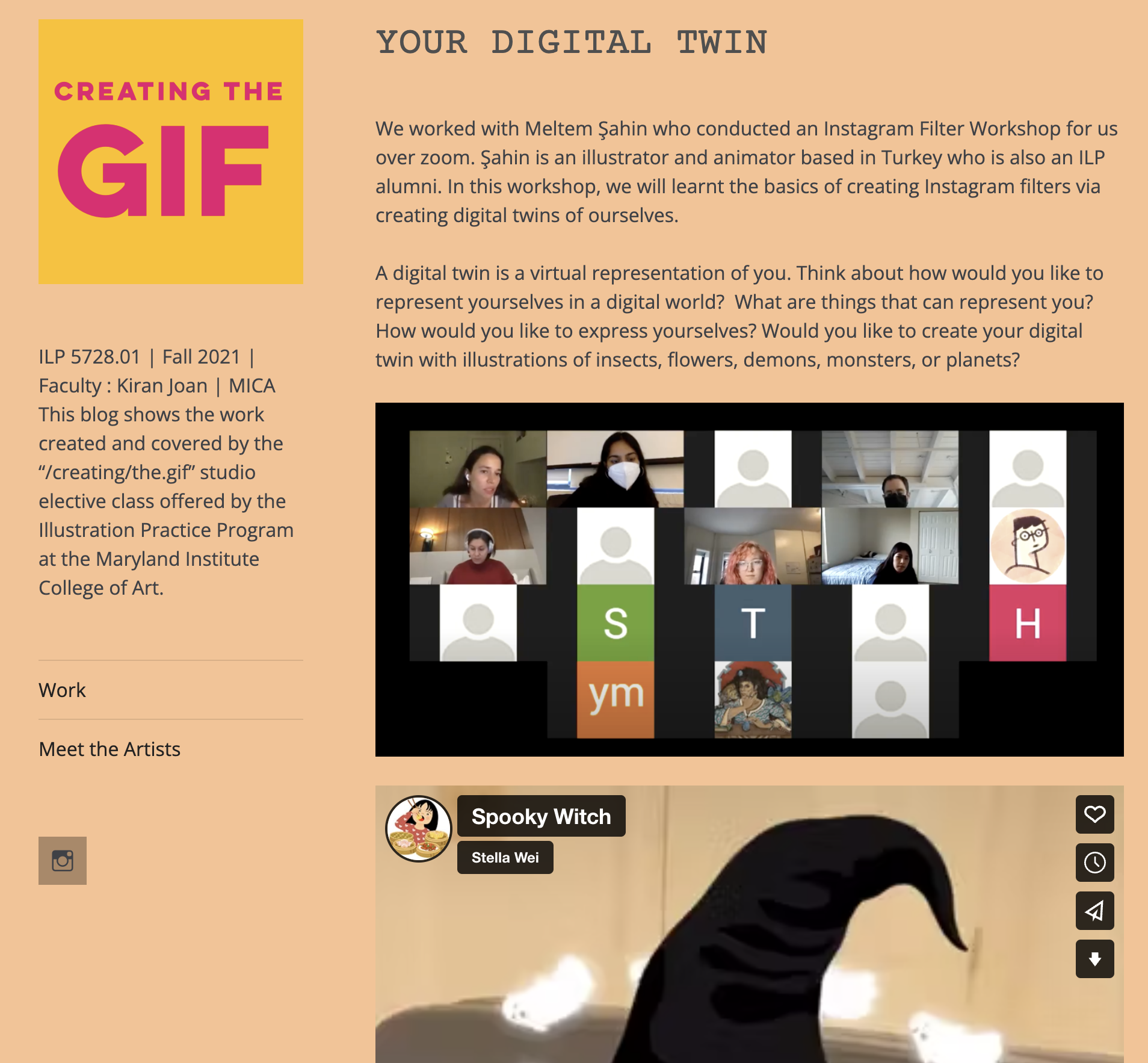 Your Digital Twin // Creating Instagram Filters