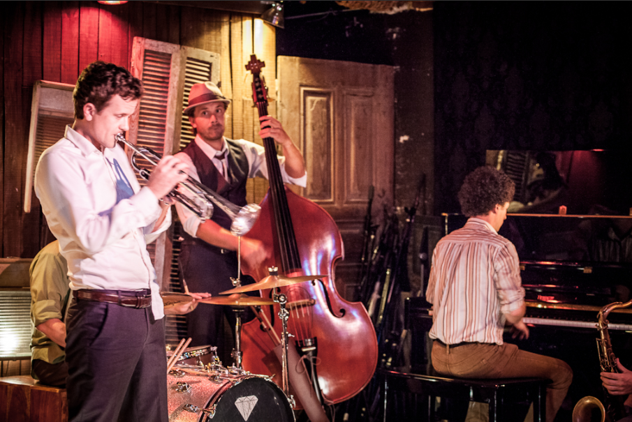 Charlie Knote on drums, Doug Lee, bass, Michael Parsons, piano