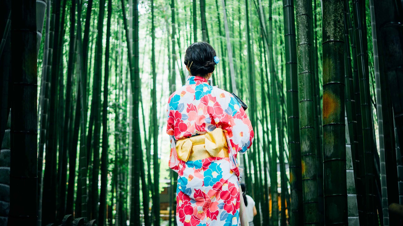 El kimono tradicional japonés y sus complementos