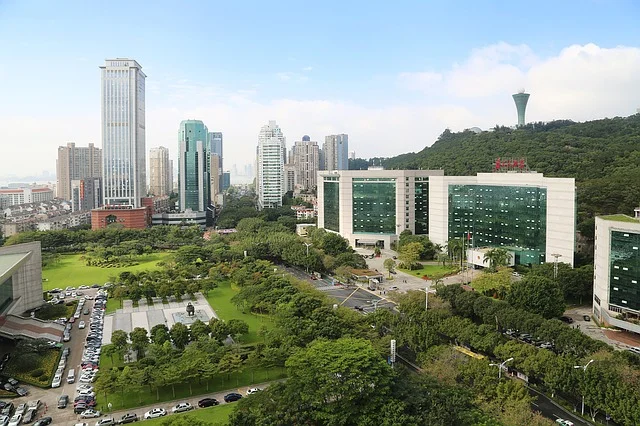 Vistas de la ciudad de Xiamen