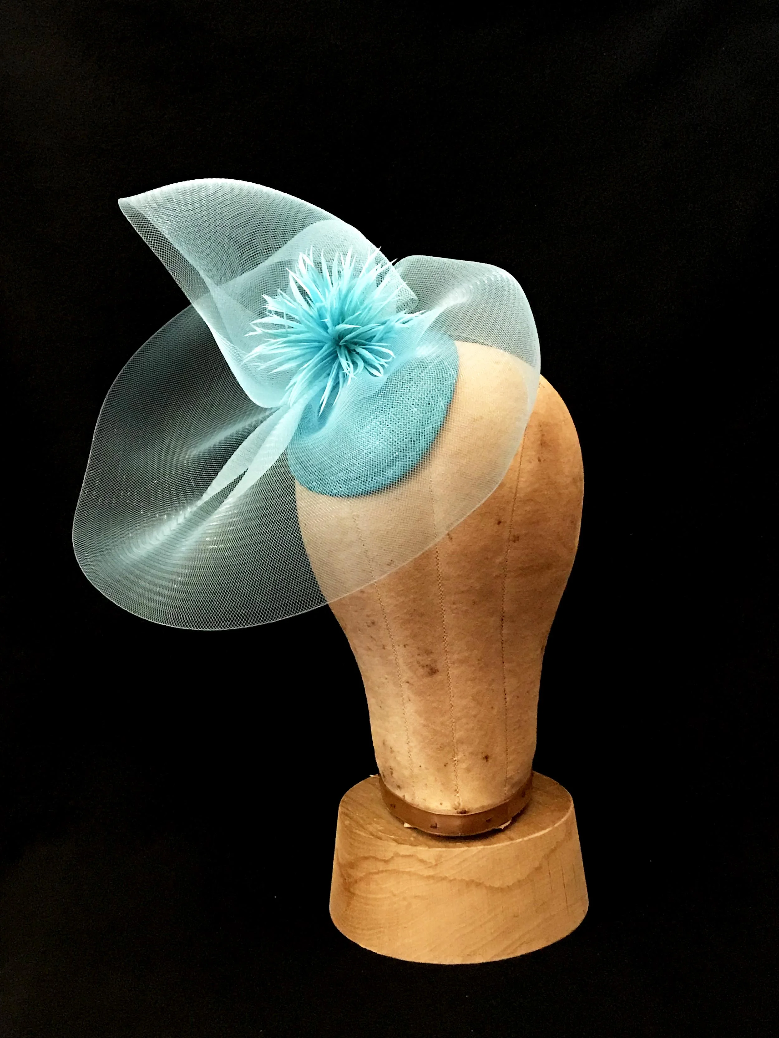 Aqua Kentucky Derby Hat "Pool"