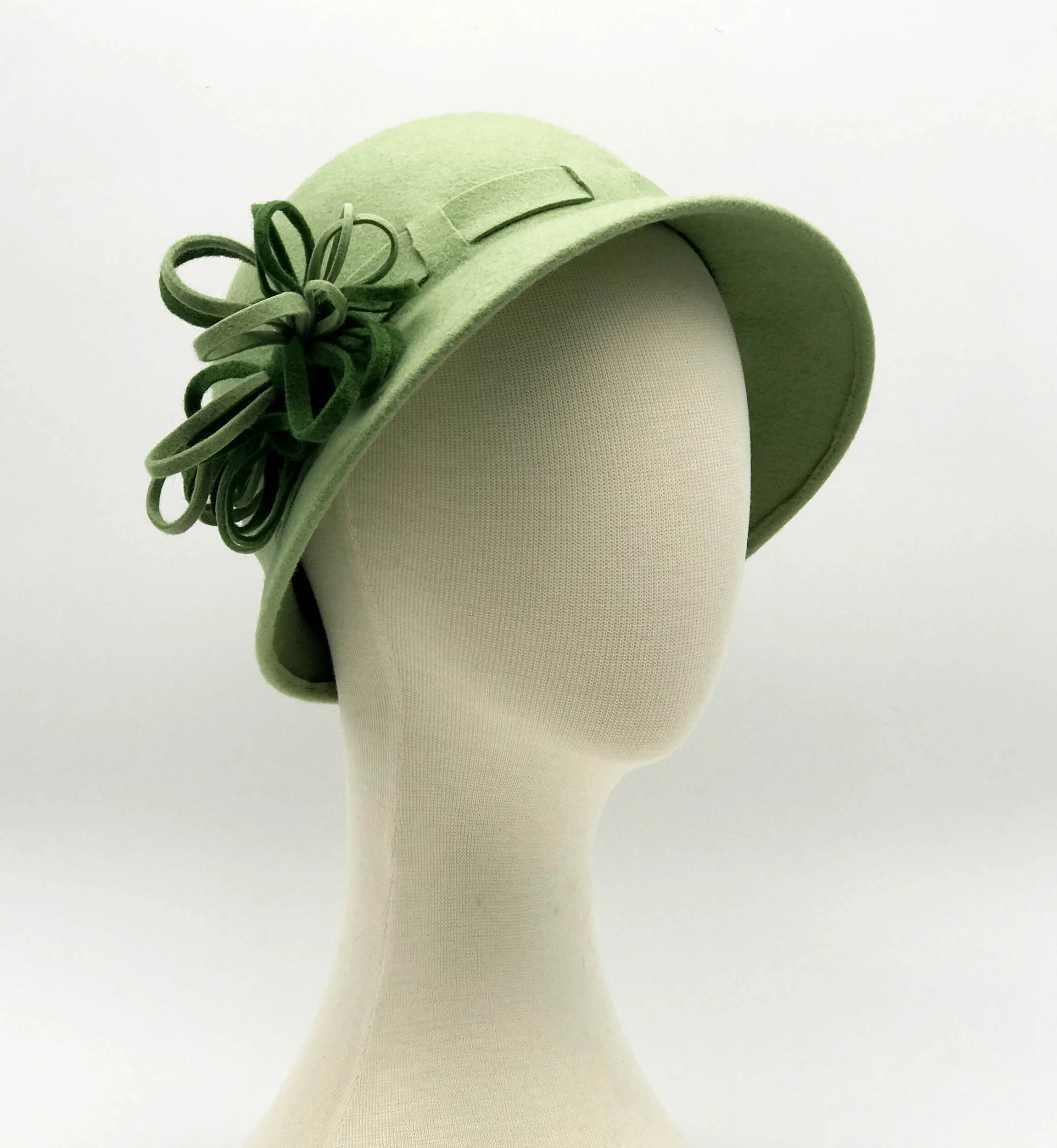 Felt Cloche "Jordan" Great Gatsby Hat