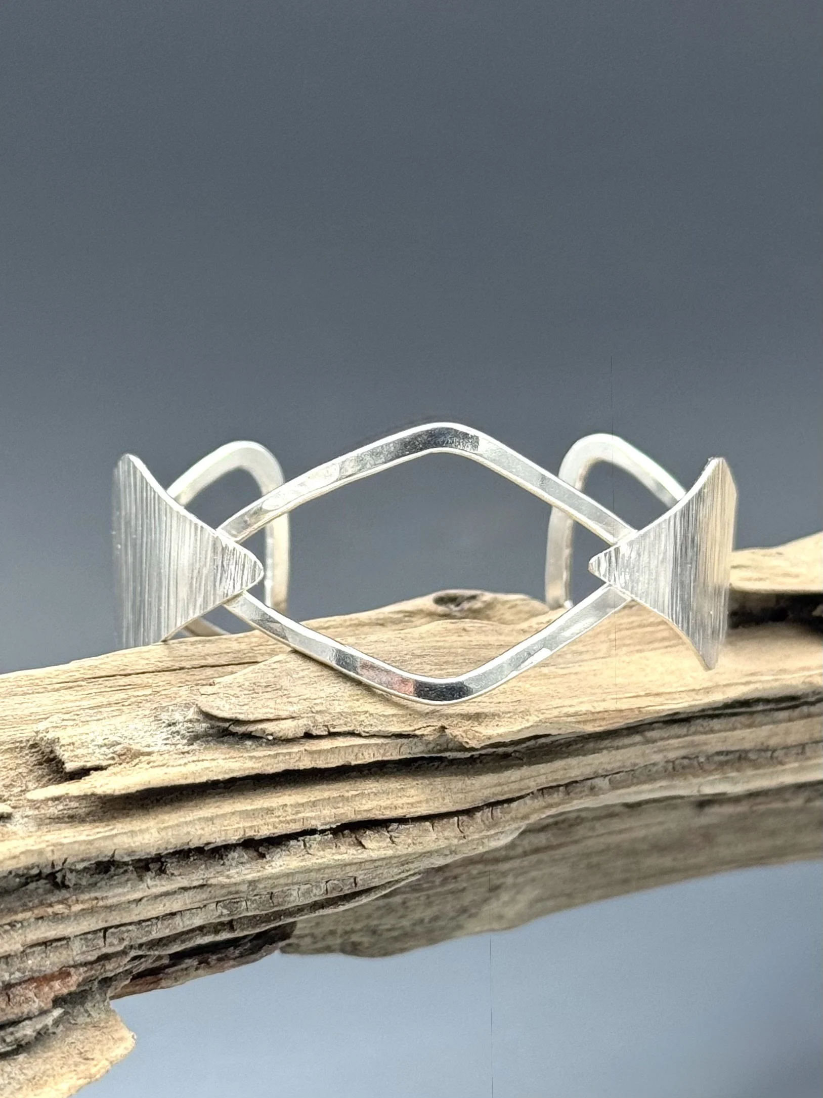 Diamond-Shape Cuff Bracelet