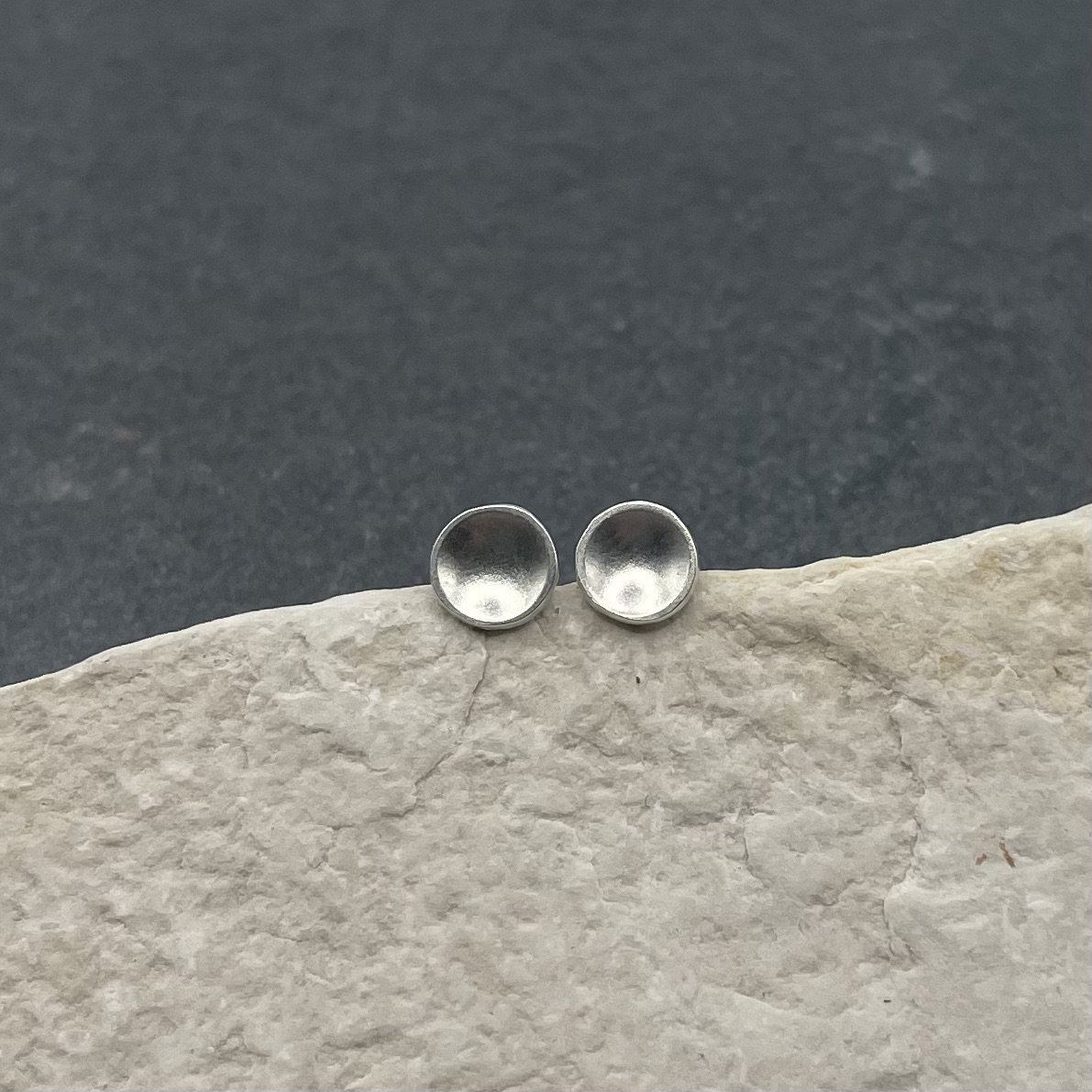 Mini Circle Stud Earrings