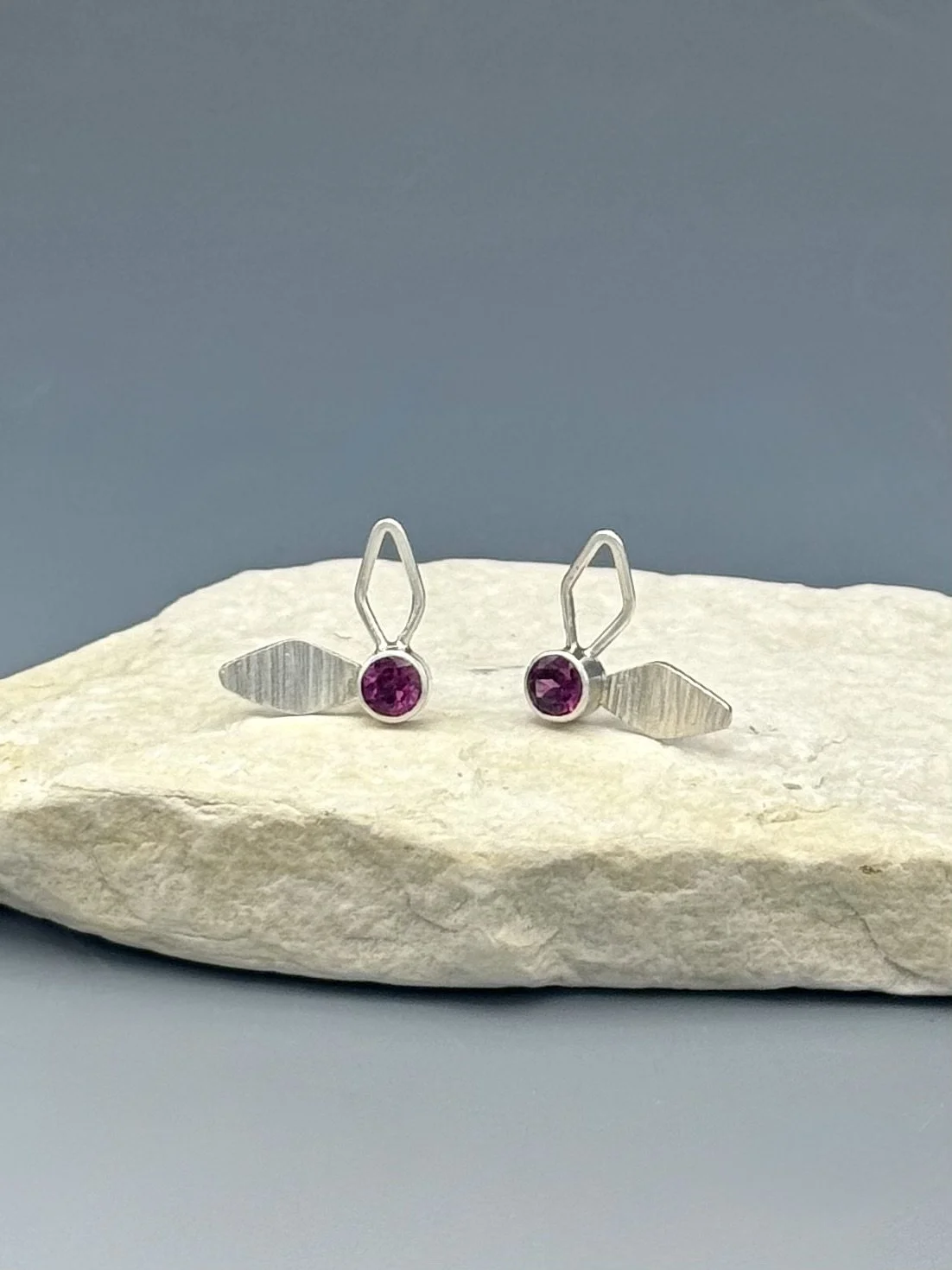 Two Petals Gemstones Studs