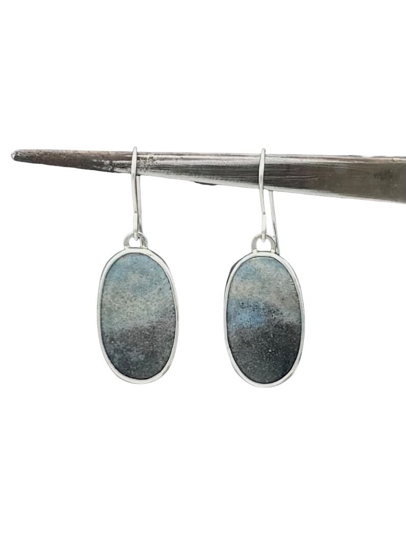 The holiday season is here! This Saturday, December 6,  I will be at the Scandinavian Club in Fairfield with many talented artists. Come and try these stunning lazulite earrings.