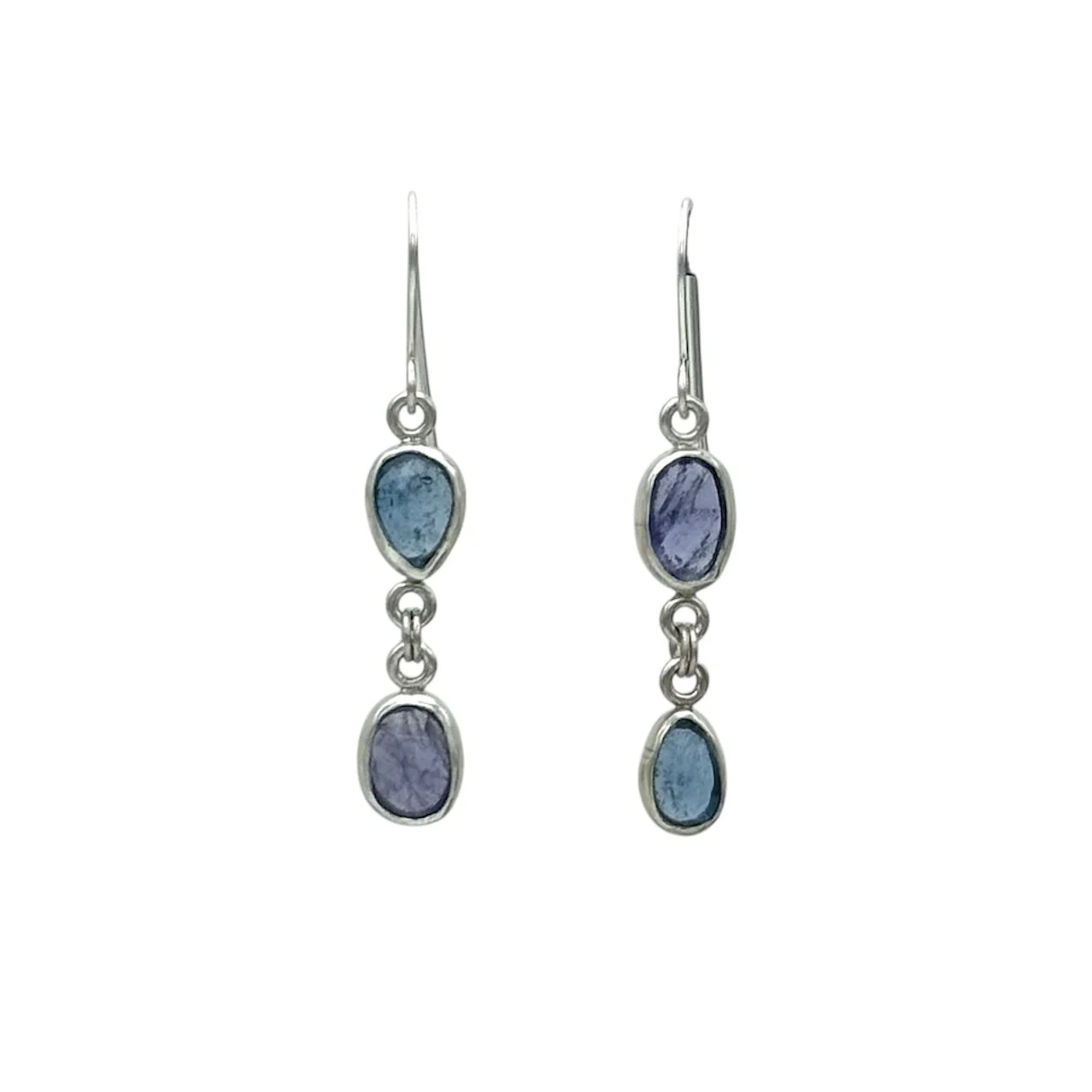 Tanzanites & Neon Kyanites Earrings