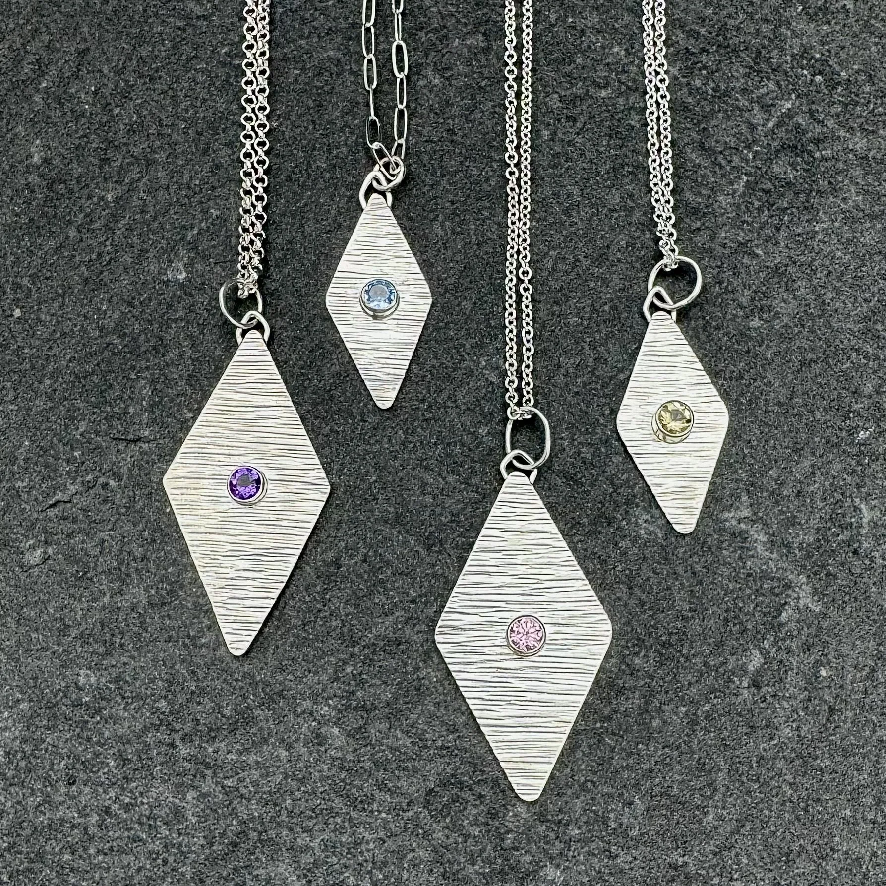 Diamond-Shape Necklaces