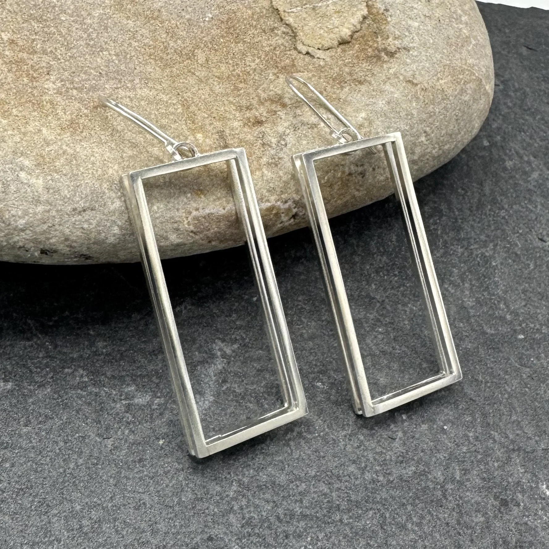 Double Rectangle Earrings