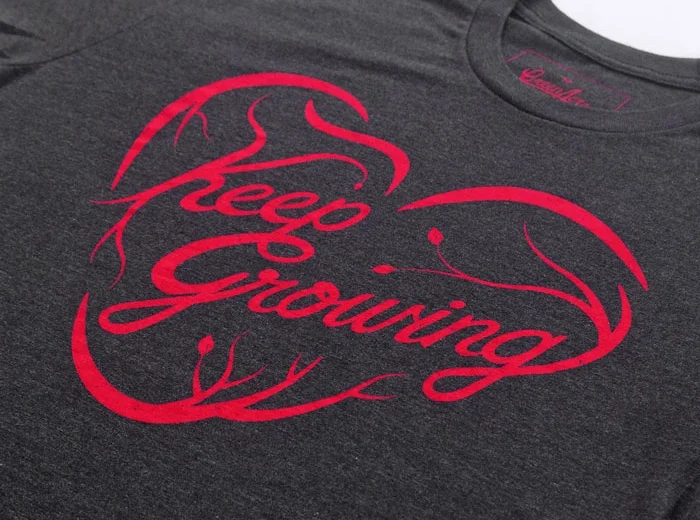Our "Keep Growing" design from the Summer 2016 collection.