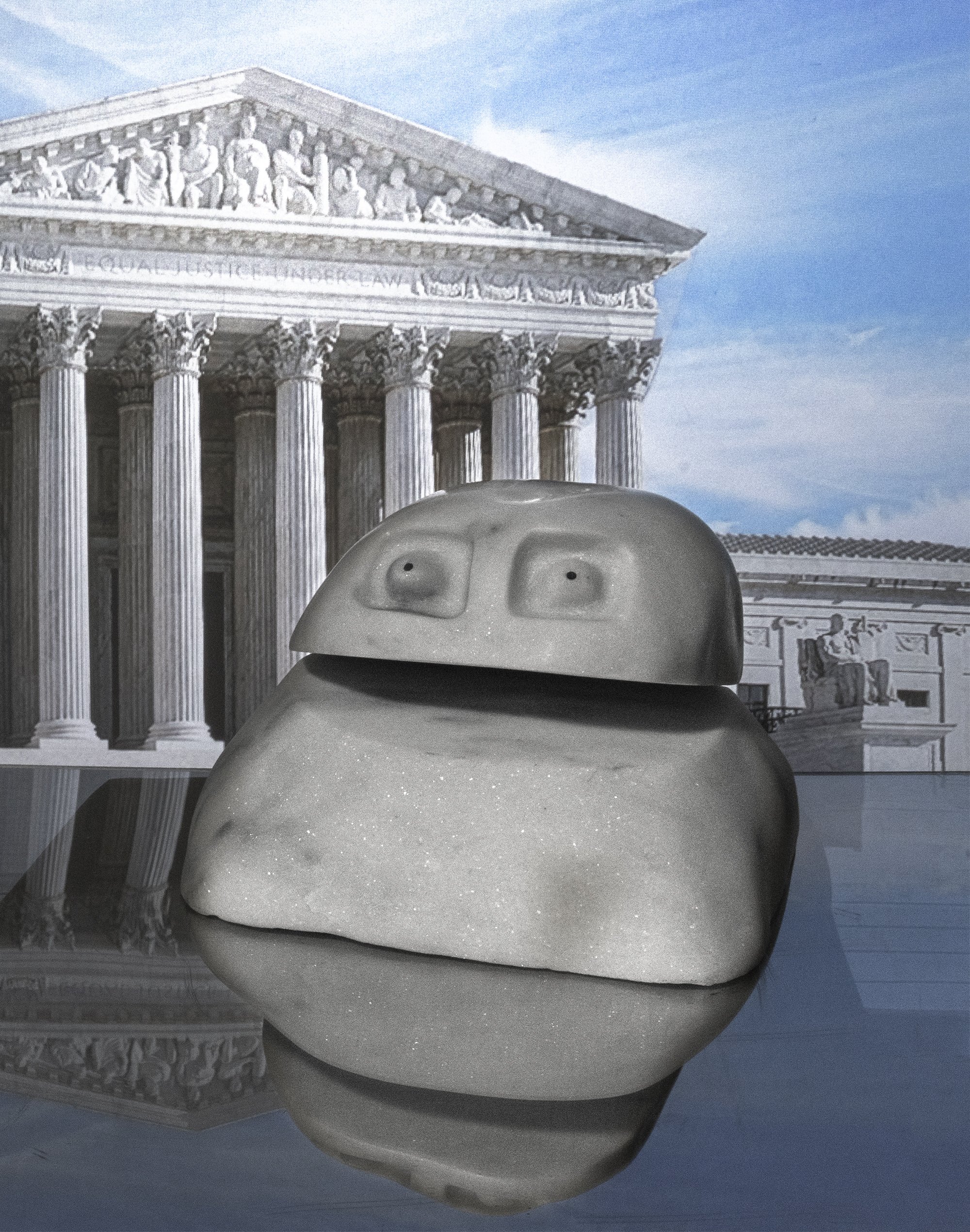 Marble Man Sings (Supreme Court Building)