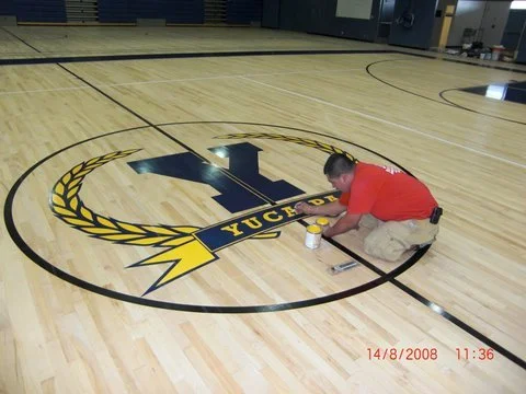 Basketball Gym Refinishing