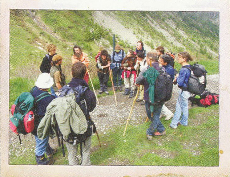 Veteran shepherd André Leroy speaks to training shepherds in Champoléon, France. André has been a salaried shepherd of the National Parks of France for over 30 years. He has raised two children with his wife in the Alpine landscapes moving seasonally with flocks of sheep to provide a service to the parks and regional sheep farmers. Andre´is a well respected and esteemed shepherd who has been called to pass on his knowledge and wisdom of the high country and shepherding.