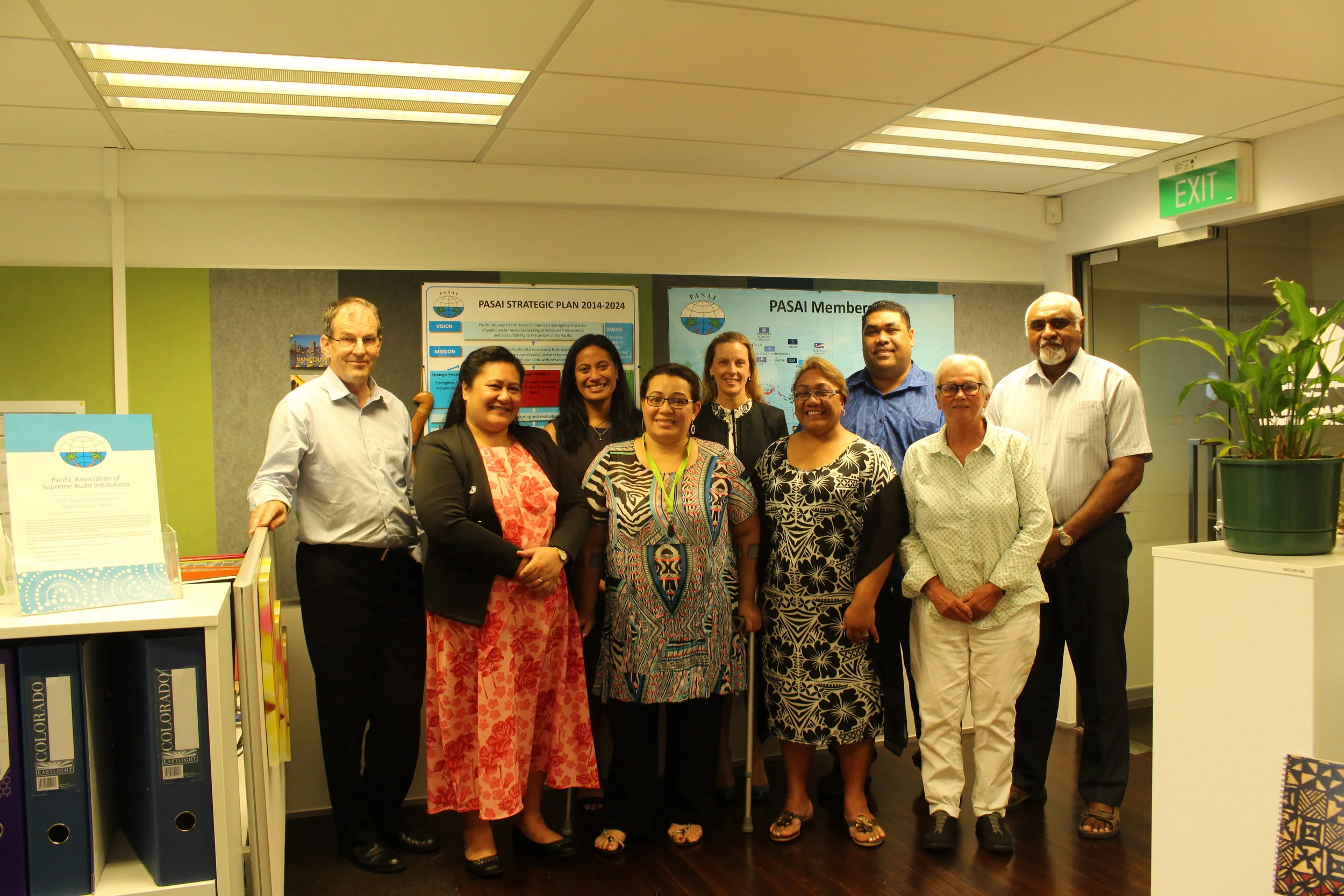 The PASAI Secretariat Team at the Parnell, Auckland office.