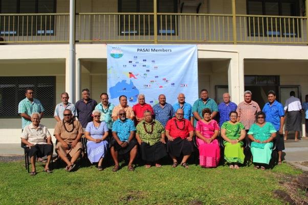 Workshop Participants from Parliamentary Committee members of Samoa, the Controller and Auditor-General of Samoa and the PASAI Advocacy team. 