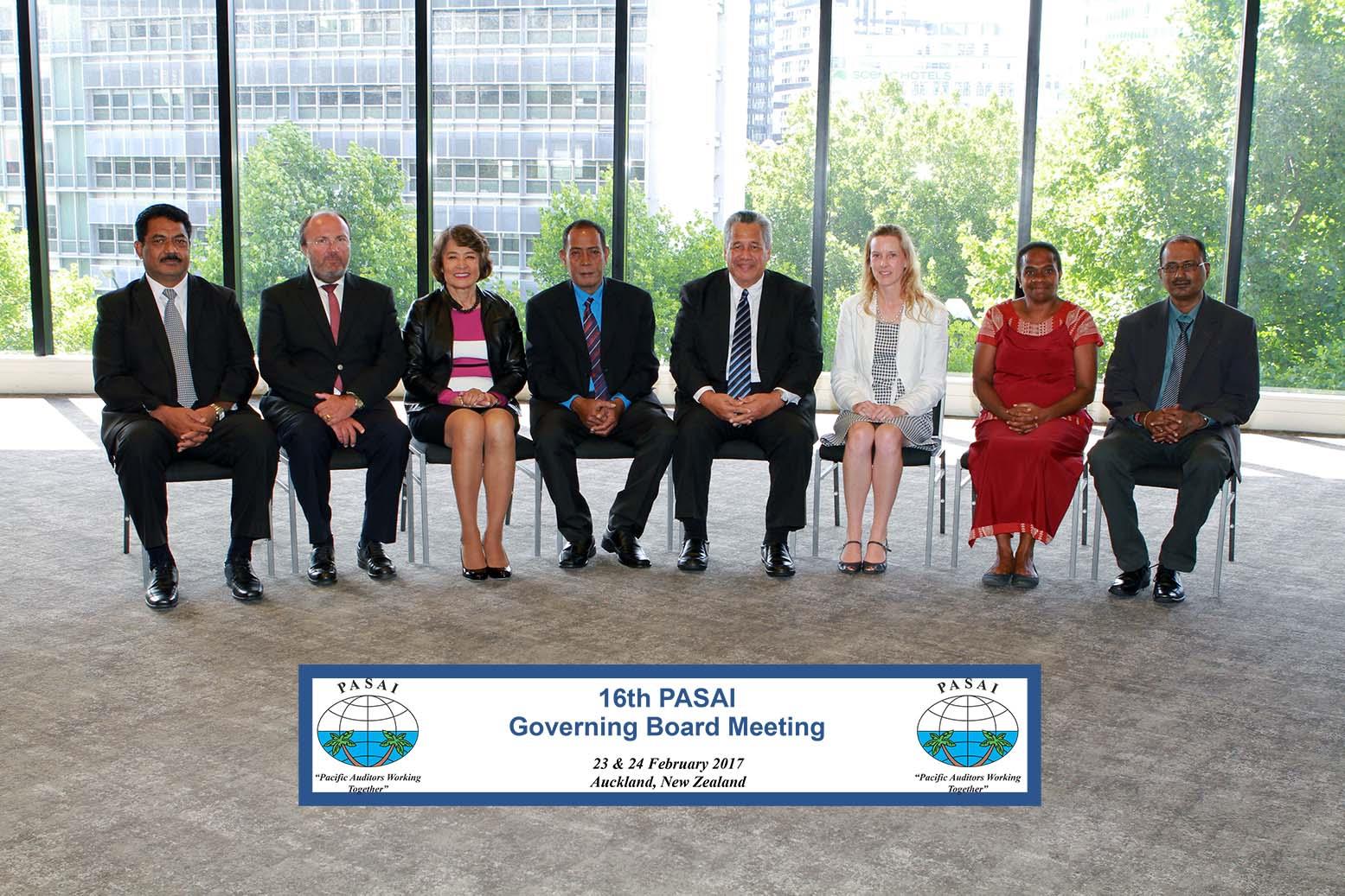 Photo above: The PASAI Governing Board members. 