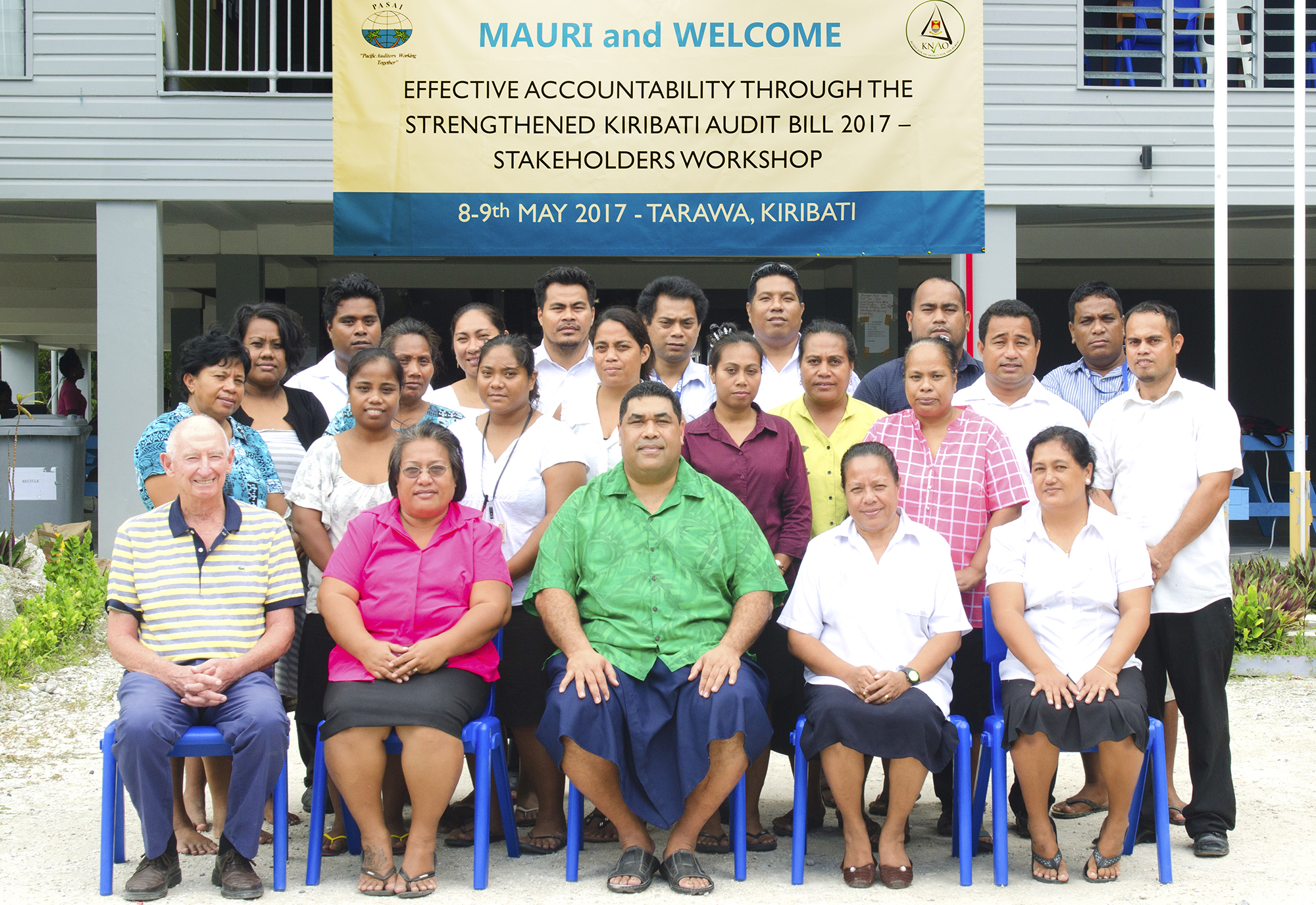 Photo above: Staff from government ministries participated in the workshop on Monday, 8 May 2017