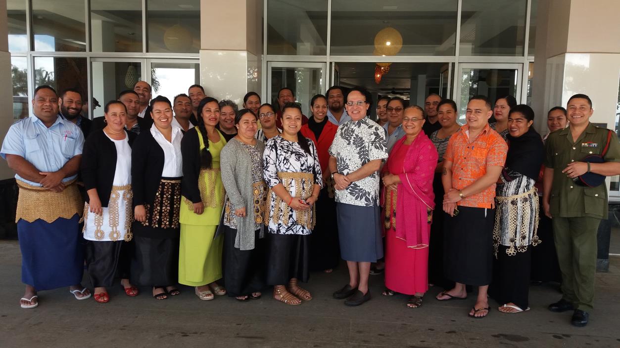 Photo: Workshop facilitators and participants. 