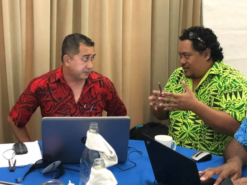 Participants from the Samoa Audit Office in the IDI/PASAI Review Workshop