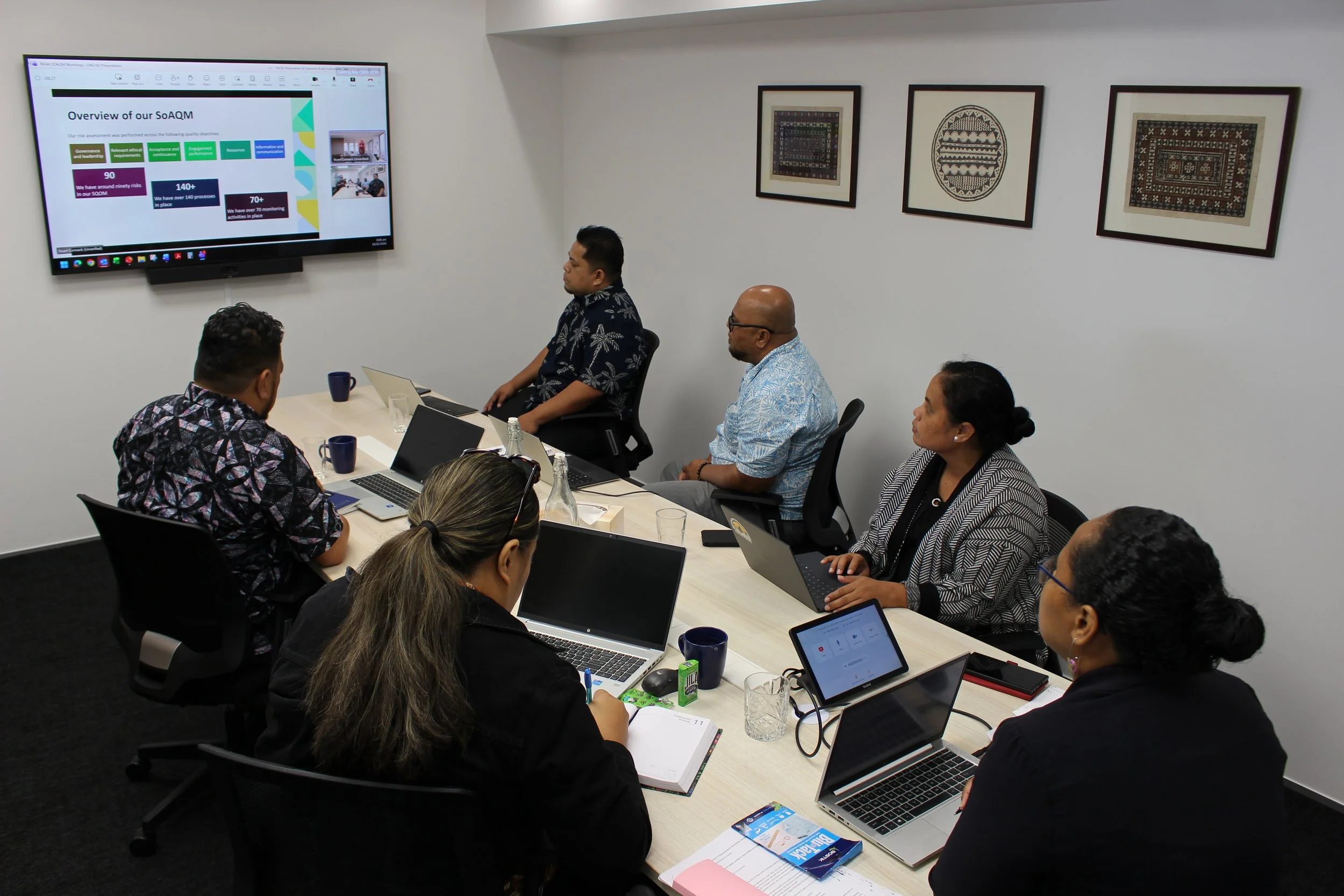 Three more Pacific Island audit offices on track to upgrade in-house quality management systems
