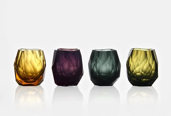 This unique glass features the bold profile and multifaceted surfaces of the Glacier motif, designed by the American designer David Wiseman. Although its shape has been carefully designed to retain the aroma of whiskey, it also makes a beautiful votive candleholder – especially in vibrant colors like purple, amber, and smoke. The smaller version of the crystal glass is the perfect sipping vessel for a spectacular tequila-specifically Casa Dragones. The weight of the crystal is a nice balance to the 100% pure blue agave silver tequila that boasts a light, crisp finish. "Coast to coast LA to Chicago"-serve your drinks in style. ~Suzanne At Bernadette Schaeffler Collection 1616 Hi Line Dr Suite 100, Dallas, TX 75207 (214) 749-0816