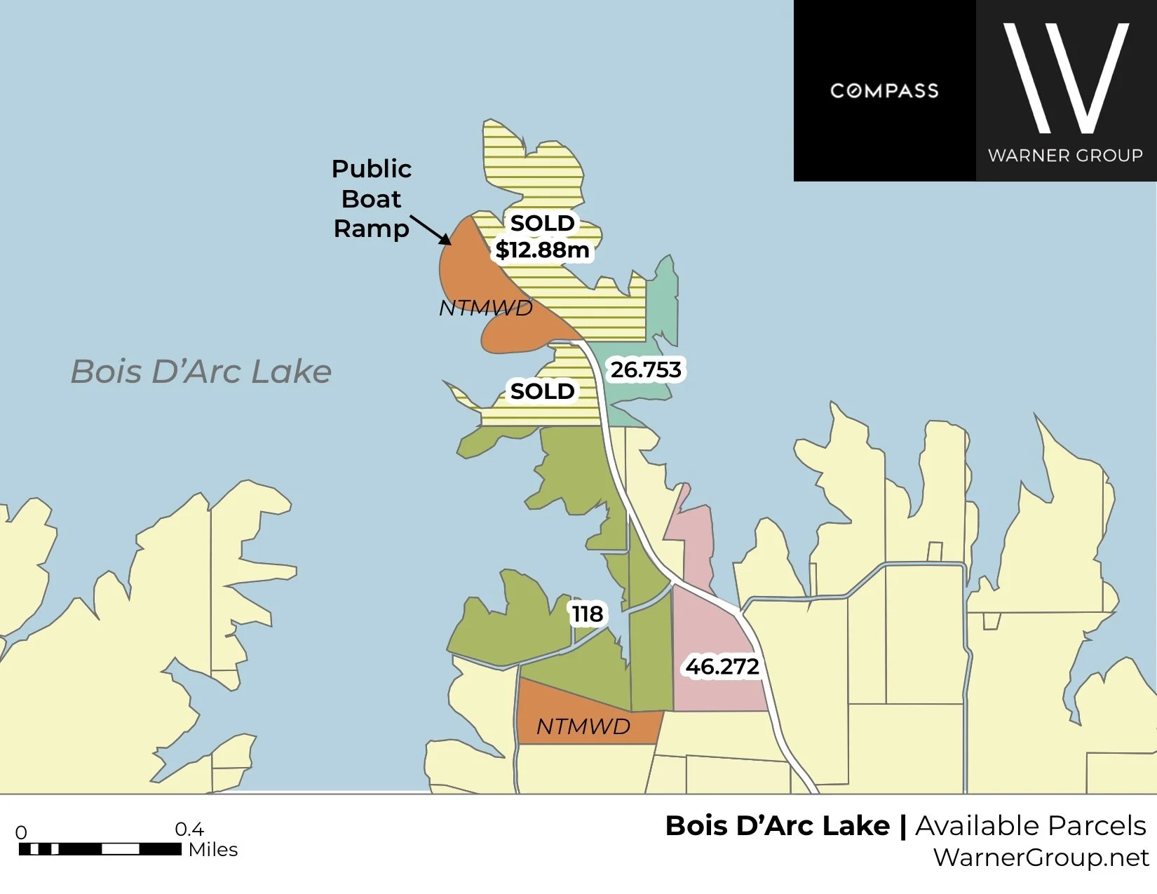 Bois D'Arc Lake — Warner Group