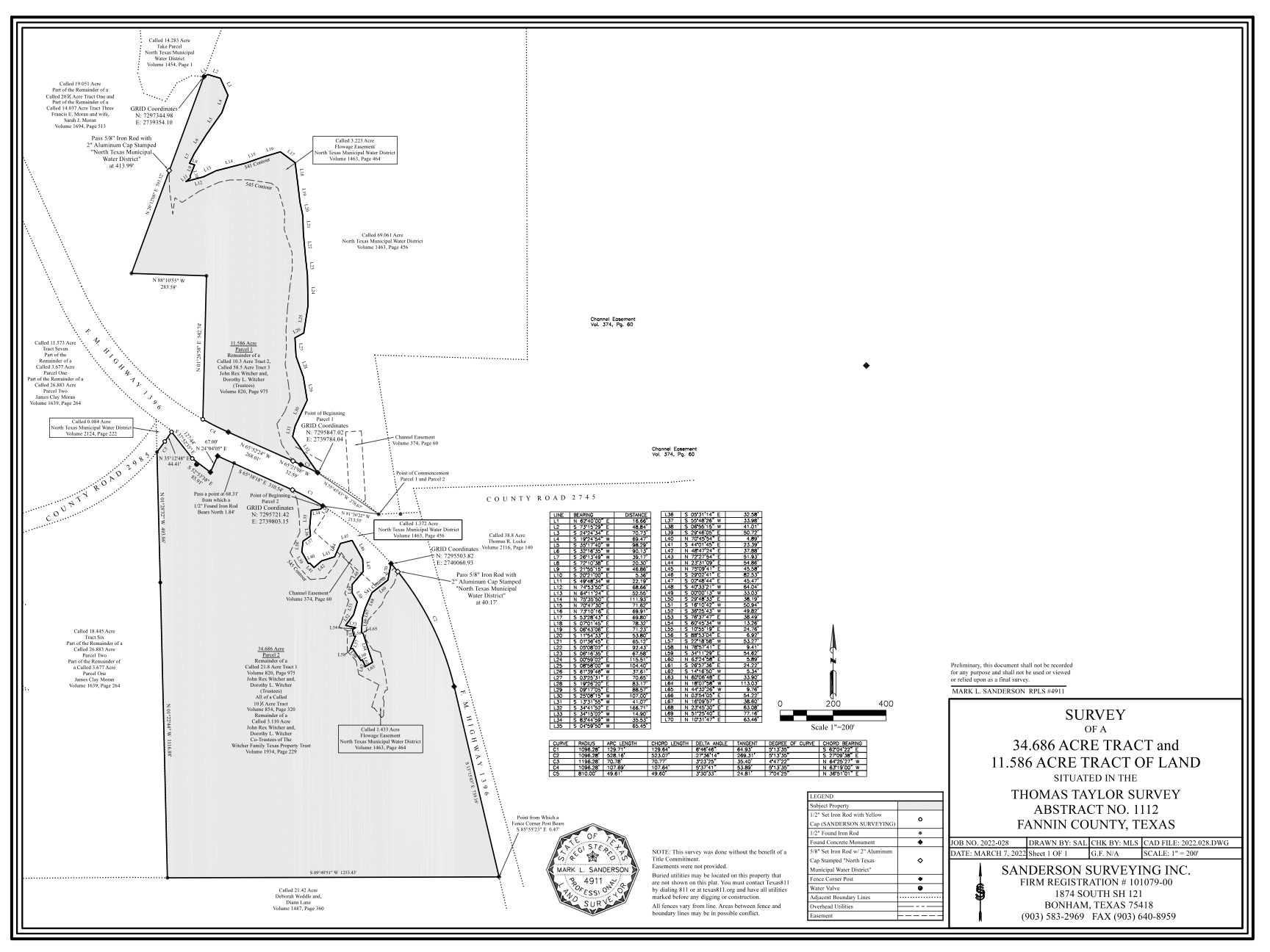Bois D'Arc Lake — Warner Group